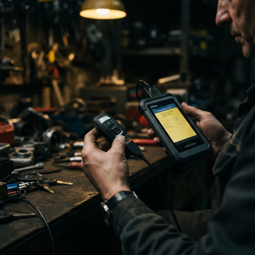 Chaveiro automotivo programando chave de carro em Araçatuba
